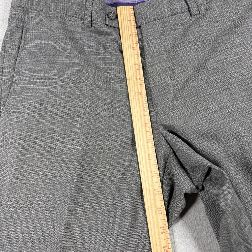 Ted Baker Dress Pants Mens 34x32 Gray Wool Check Slim Fit Jarrett Pant Canada